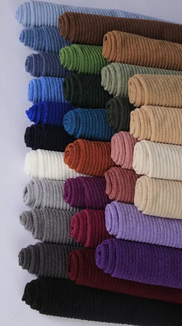 Folded knitted fabrics